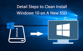 Select the thumb drive or the dvd as a boot option. Detail Steps To Clean Install Windows 10 On A New Ssd