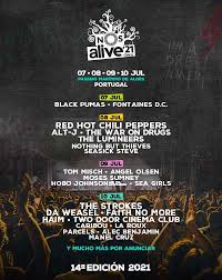 Taking place at passeio marítimo de algés, only 8 minutes from downtown lisbon. Tickets Fur Den Festival Nos Alive 21 Abono 8 9 Y 10 07 21 Samstag 10 Juli 2021 173 00