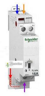 Cablage Branchement Telerupteur Schneider Unipolaire Voir Schema En 2020 Schema Electrique Plan Electrique Maison Electricite Schema