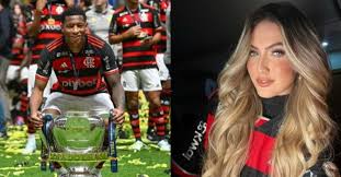 Plata, do Flamengo, vive romance com ex-noiva de promessa do Fluminense