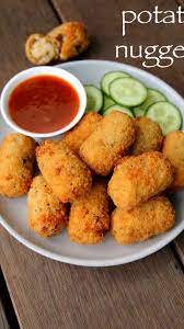 Potato Nuggets Recipe Spicy Potato Nuggets Potato Snacks Recipes Video Recipe Video Vegetarian Snacks Recipes Spicy Snacks Recipes Spicy Recipes