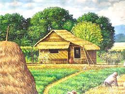 Not big but calm and peaceful 🍃. 19 Rumah Tepi Sawah Ideas Lukisan Lukisan Landskap Seni Lukisan