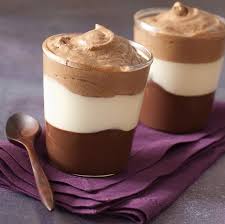 Recette De Verrines Aux Trois Chocolats La Recette Facile Recette Recette Verrine Recette Chocolat Chocolat