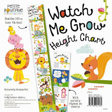 Product Watch Me Grow Height Chart Book School Essentials