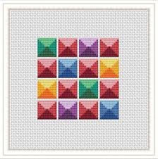 Ideally, you are turning your own unique artwork to turn into a pattern. Geometric Cross Stitch Pattern Easy Beginners Cross Stitch Etsy In 2021 Cross Stitch Geometric Cross Stitch Charts Cross Stitch Patterns