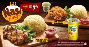Marco's is a modern and contemporary all day dining food & beverage outlet. Burger King Nasi King Rm9 50 Set Meal Promo Aroma Asian