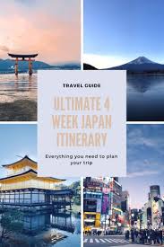 Ultimate 1 Month Japan Itinerary Japan Itinerary Travel Japan Cheap Japan Travel