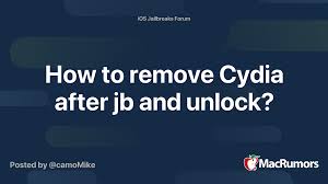 Scroll to hidden items, then click manage. How To Remove Cydia After Jb And Unlock Macrumors Forums