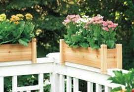 Build A Deck Railing Planter Featuring Bob Vila Free And Easy Diy Project And Furniture Plans Planter Box Plans Cedar Planters Railing Planters