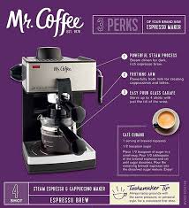 Mr Coffee Steam Espresso Machine Price Espresso Machine Espresso Cappuccino Machine