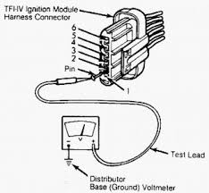 3 connect the black test lead of the multimeter to one of the female terminals of the connector (using an appropriate. 1984 Ford E Series Van Distributor Pick Up Coil