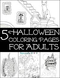 Pumpkin coloring pages looking for more coloring pages to print for your kids? 5 Free Halloween Coloring Pages For Adults Pdf Favecrafts Com