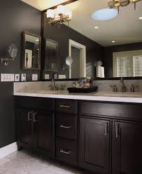 Dark furniture color ideas for bathroom design | bathroom design. Wtsenates Extraordinary Bathroom Grey Walls Dark Cabinets In Collection 5181