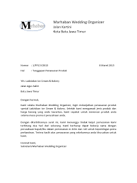 Contoh surat penawaran harga sampo. Contoh Surat Balasan Penawaran Ladzidzan Ice Cream Dan Bakery