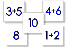 Rechenspiel 100 zum ausdrucken : Zahlenmemospiel Mathe Rechnen Memokarten