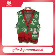 Cute little ugly christmas sweater vest is adorned with christmas teddy bears and jingle bells on it! Ugly Christmas Sweater Vest Unisex Jingle Bells Beer China Ugly Sweater And Christmas Vest Price Made In China Com