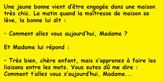 Blague La Liaison Entre Les Mots