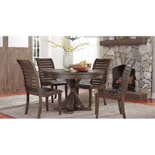 August Grove Carolyn 5 Piece Dining Table Set Amp Reviews Wayfair Round Dining Room Sets Round Dining Table Sets Furniture