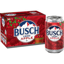 Busch Light Apple Busch Light Apple Beer 30 Pack 12 Fl Oz Cans 4 1 Abv Buehler S