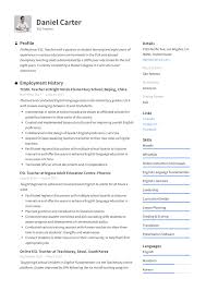For example, an executive resume will be just fine with a brief mention of your most recent educational background. 19 Esl Teacher Resume Examples Writing Guide 2020