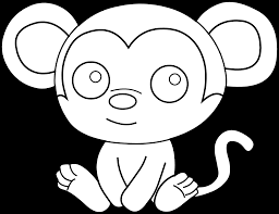 In case you don\'t find what you are looking for, use the top search bar to search again! Little Monkey Coloring Page Free Clip Art
