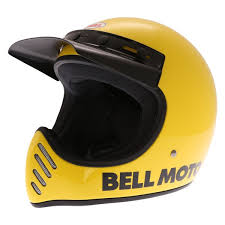 Moto 3 Classic Helmet Yellow