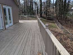 Check out 35 inspiring and creative deck railing ideas that will help you create the outdoor space of your dreams. How Can I Repair This Leaning Deck Railing Home Improvement Stack Exchange