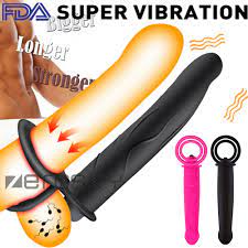 Double Penetrator Penetration Ultimate Vibrating Cock Ring w DP Anal Sex  Dildos | eBay