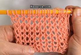 Kalin Sisle Ajur Danteli Orgu Yapimi Nazarca Com Baby Knitting Patterns Orgu Dantel