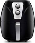 3.2 Quart Air Fryer - Cookbook Included with 50+ Recipes - Low Fat Cooking - Black - 1300 Watts Utopia Kitchen