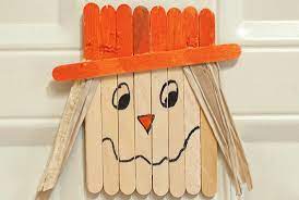 Kids tend to love working on arts and crafts like this and this project is feasible enough for a variety of ages. Popsicle Stick Scarecrow Craft For Kids Factory Direct Craft Blog