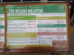 Zoo negara kuala lumpur + panda centre. Harga Tiket Zoo Negara