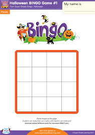Design bingo cards with your vocabulary terms, and tailored to your lesson. Halloween Bingo Game 1 Super Simple