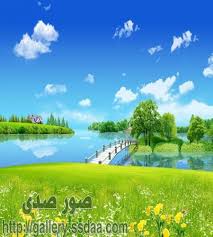 تصميم مروج خضراء على الماء دمج ابداعي ملف مفتوح Psd فوتوشوب Landscape Wallpaper Beautiful Nature Wallpaper Scenery Wallpaper