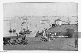 Bombay Harbour In Bombay India British ...