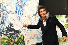 See more ideas about ronnie wood, ron woods, rolling stones. Rolling Stones Guitarist Ronnie Wood Is Also An Artist But His Amateur Paintings Can T Get No Satisfaction From Critics
