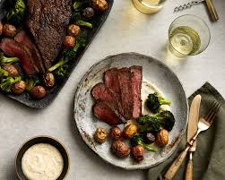 Place the roast in the center of the plastic wrap and wrap a bacon slice around one end of the roast. Roast Beef Tenderloin Rosemary Roasted Potatoes Recipe Myrecipes
