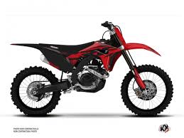 Honda 250 Crf Dirt Bike Nasting Graphic Kit Red Black Kutvek Kit Graphik