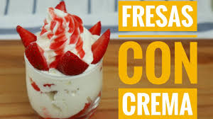 Fresas Con Crema Como Hacer Fresas Con Crema Facil Recetas Venezolanas Youtube