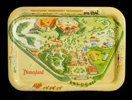 Souvenir Dungeon Map Time Disneyland Map Vintage Disneyland Merchandise Disneyland