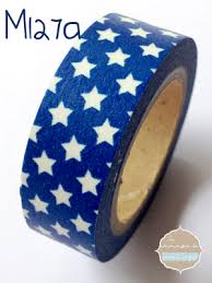 Washi Tape Azul Marino Estrellitas Washi Washi Tape Ideas Estrellas
