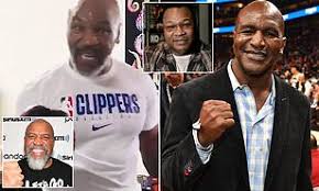 Larry Holmes Says Mike Tyson And Evander Holyfield Should Go Ahead With Shock Trilogy Fight Daily Mail Online