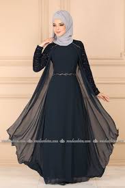 Modaselvim فساتين السهرة Yelek Gorunumlu Tesettur Abiye 52761alm181 Laci Elbiseler The Dress Elbise