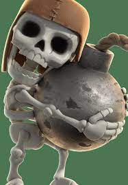 Clash Of Clans Skeleton Holding Bomb Transparent Png Stickpng Clash Royale Skeleton Clash Of Clans