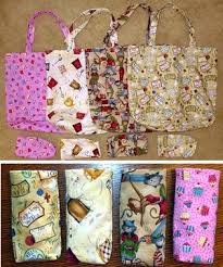 And it folds up so you can always have a bag ready to go in your purse or backpack. Foldable Tote Bag Pattern Allfreesewing Com