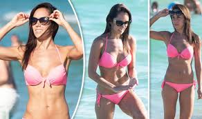 See you tomorrow for rumba! Janette Manrara Oozes Sex Appeal As She Flaunts Ample Assets In Pink Bikini Celebrity News Showbiz Tv Express Co Uk