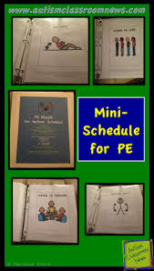 Pe Visuals For Autism Schedule Autism Classroom News Adapted Physical Education Resource Classroom