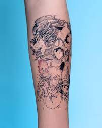 Oozy On Instagram Howl Mononoke Oozy Oozytattoo Princessmononoke Howlsmovingcastle Tattoos Korean Tattoo Artist Tattoo Artists
