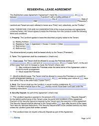 You may also see free rental agreement form. Free Rental Lease Agreement Templates Pdf Word