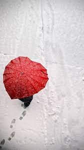 Red Umbrella Love Snow Iphone 5s Wallpaper Rain Wallpapers Umbrella